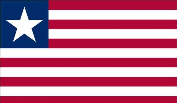 5' x 8' Liberia High Wind, US Made Flag