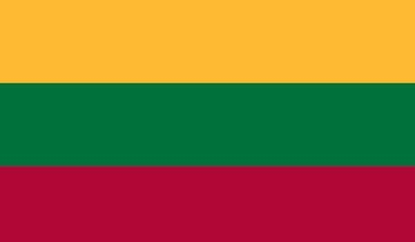 5' x 8' Lithuania High Wind, US Made Flag