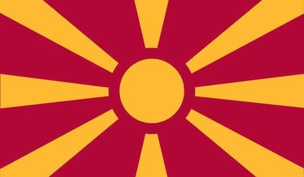 5' x 8' Macedonia High Wind, US Made Flag