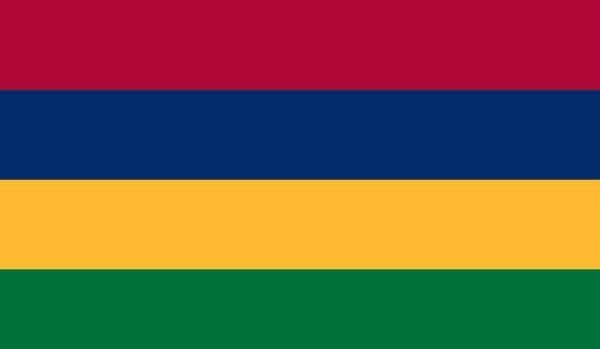 2' x 3' Mauritius High Wind, US Made Flag