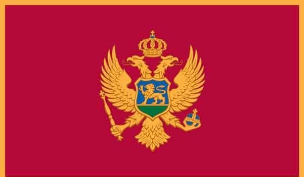 5' x 8' Montenegro High Wind, US Made Flag