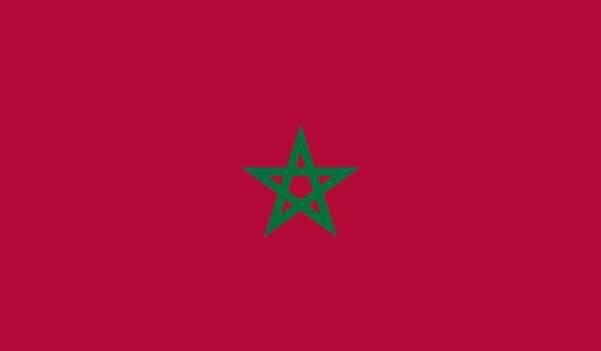 5' x 8' Morocco High Wind, US Made Flag