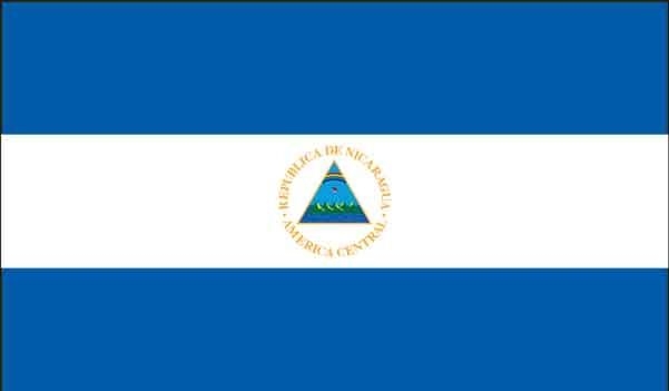 2' x 3' Nicaragua High Wind, US Made Flag