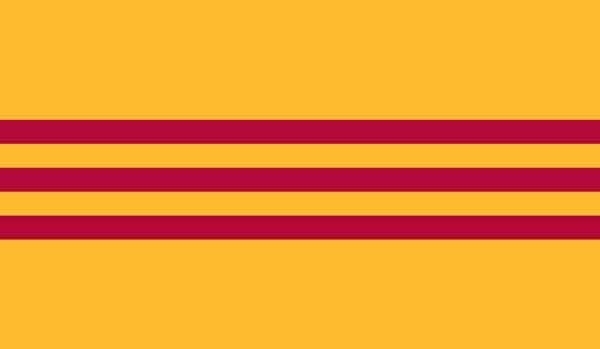 2' x 3' Old South Vietnam High Wind, US Made Flag