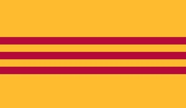 4' x 6' Old South Vietnam High Wind, US Made Flag