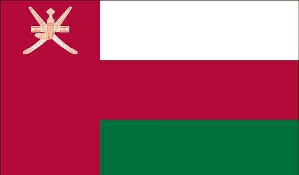 3' x 5' Oman High Wind, US Made Flag