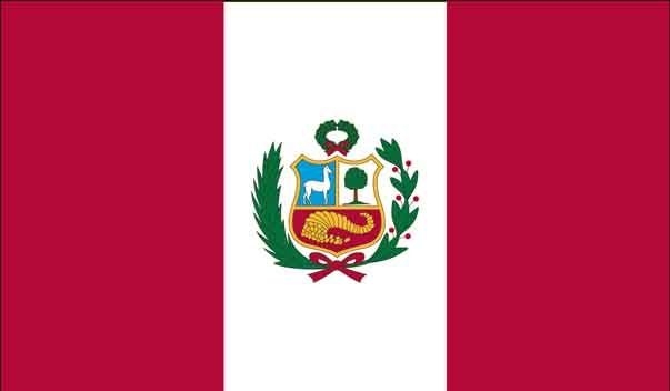5' x 8' Peru High Wind, US Made Flag