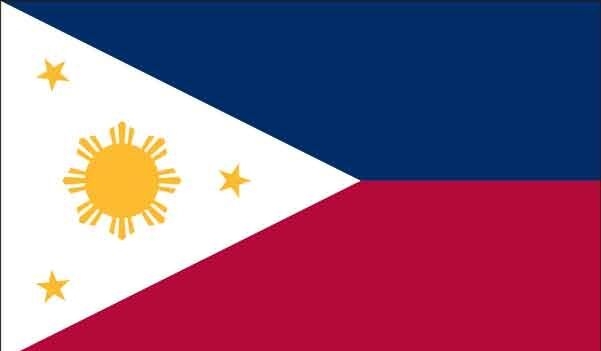 4' x 6' Philippines High Wind, US Made Flag