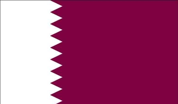 2' x 3' Qatar High Wind, US Made Flag