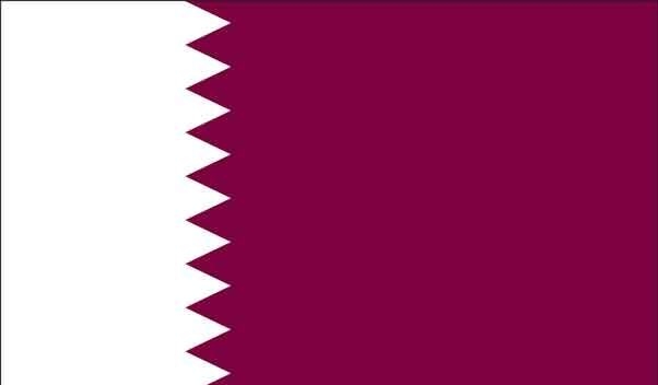 3' x 5' Qatar High Wind, US Made Flag