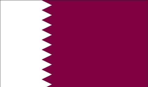 4' x 6' Qatar High Wind, US Made Flag