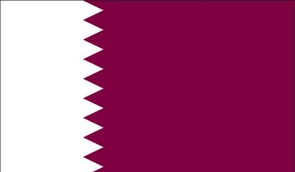 5' x 8' Qatar High Wind, US Made Flag