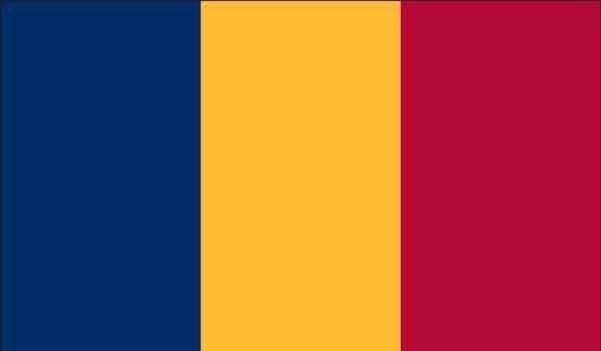 2' x 3' Romania High Wind, US Made Flag