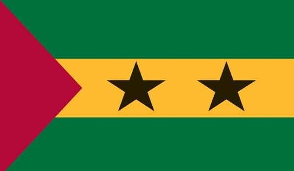 2' x 3' Sao Tome & Principle High Wind, US Made Flag