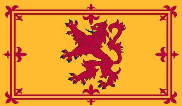 5' x 8' Scotland / Rampant Lion High Wind, US Made Flag