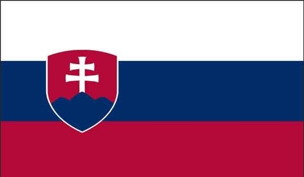 2' x 3' Slovakia High Wind, US Made Flag