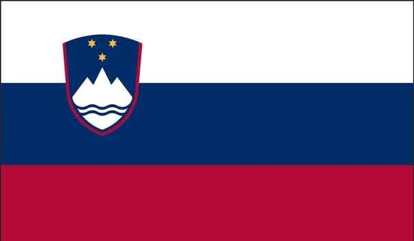 5' x 8' Slovenia High Wind, US Made Flag