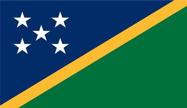 2' x 3' Solomon Islands High Wind, US Made Flag