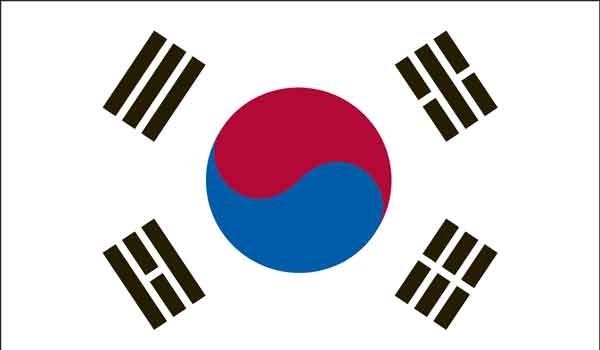 2' x 3' South Korea High Wind, US Made Flag