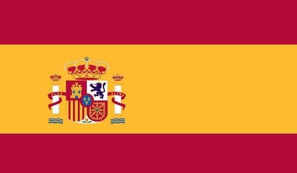 4' x 6' Spain High Wind, US Made Flag