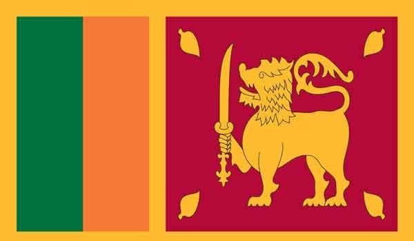 2' x 3' Sri Lanka High Wind, US Made Flag
