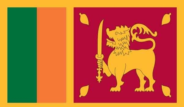 5' x 8' Sri Lanka High Wind, US Made Flag