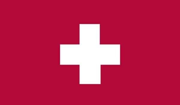 5' x 8' Switzerland High Wind, US Made Flag