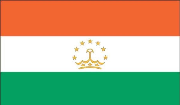 2' x 3' Tajikistan High Wind, US Made Flag