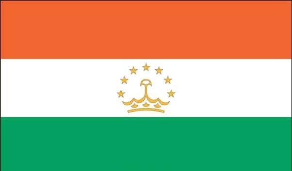 3' x 5' Tajikistan High Wind, US Made Flag