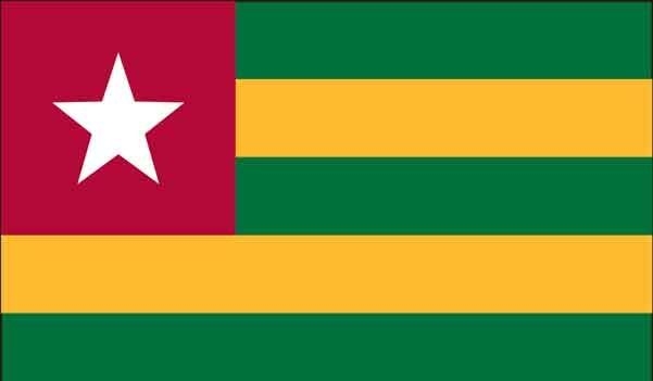 2' x 3' Togo High Wind, US Made Flag