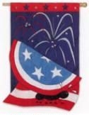 Firecracker House Flag