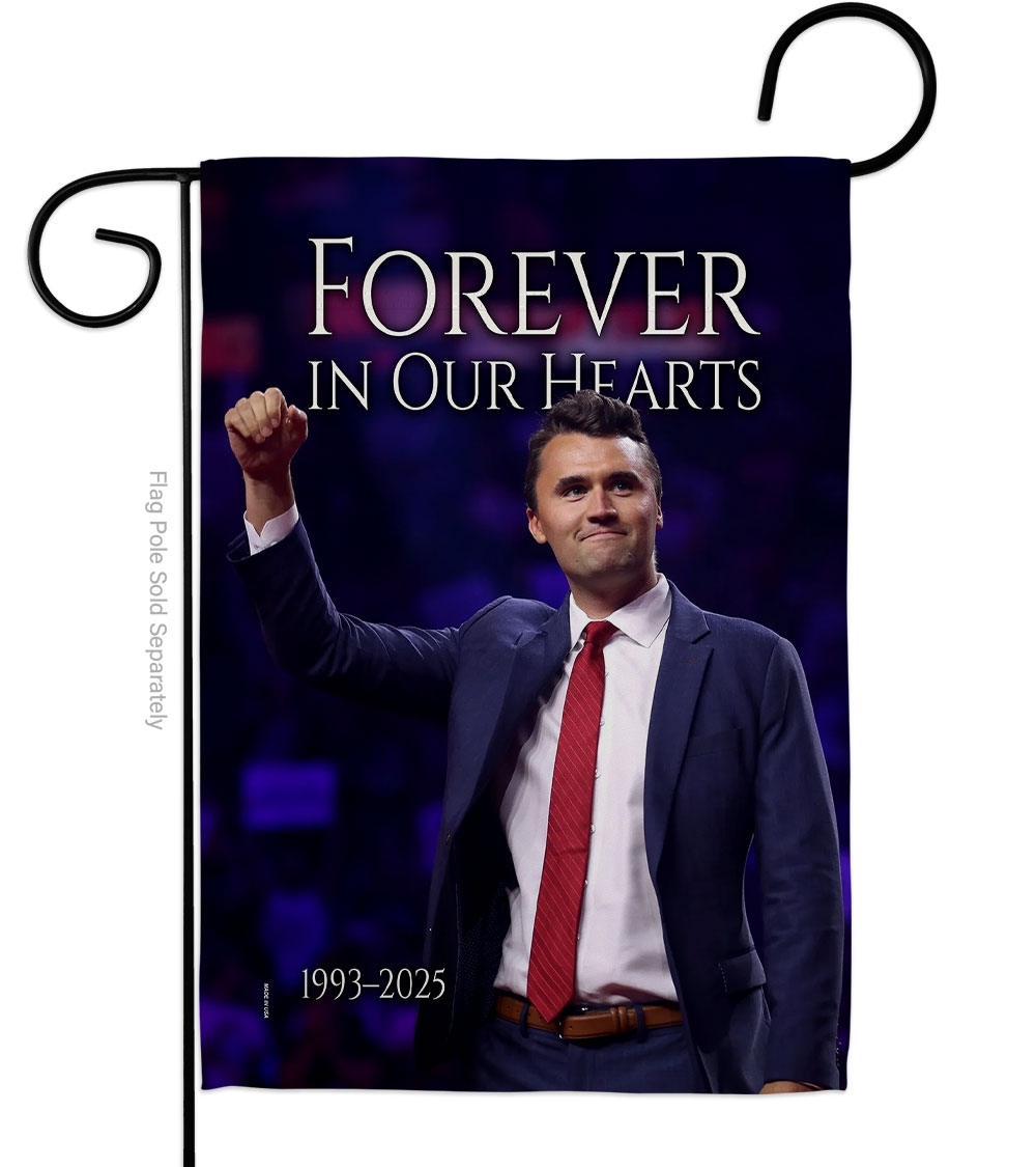 Forever In Our Hearts Garden Flag
