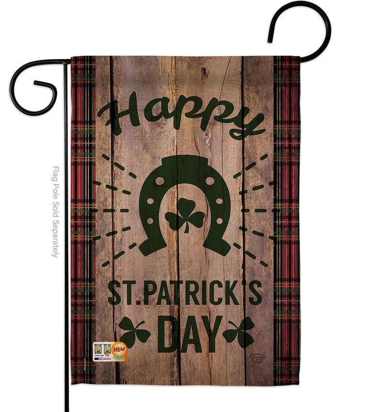 Lucky St. Patrick's Day Garden Flag