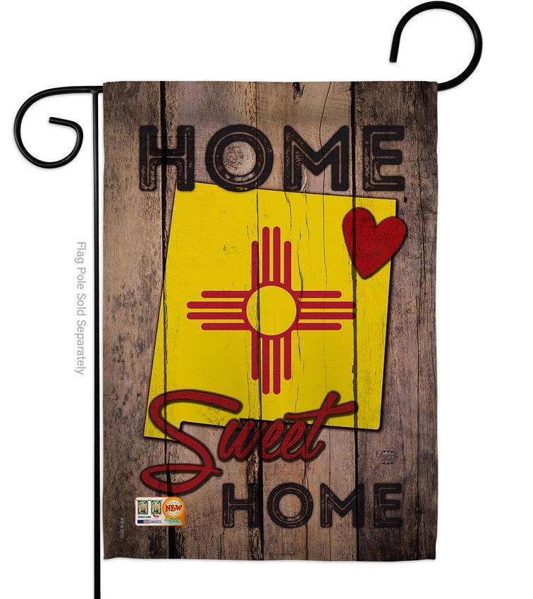 State New Mexico Home Sweet Garden Flag