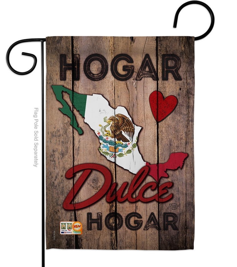Mexico Hogar Dules Garden Flag