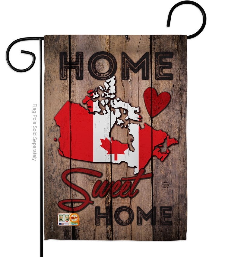 Canada Home Sweet Garden Flag