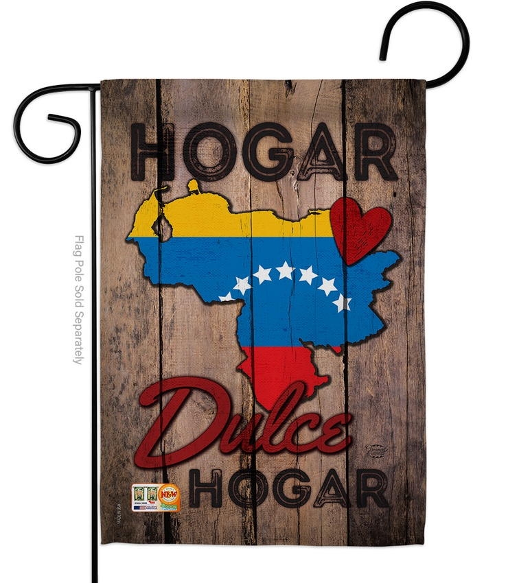 Venezuela Hogar Dules Garden Flag
