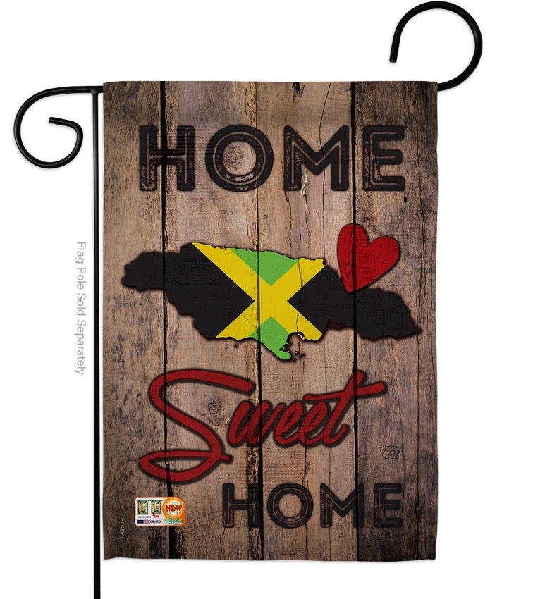 Jamaican Hogar Dules Garden Flag