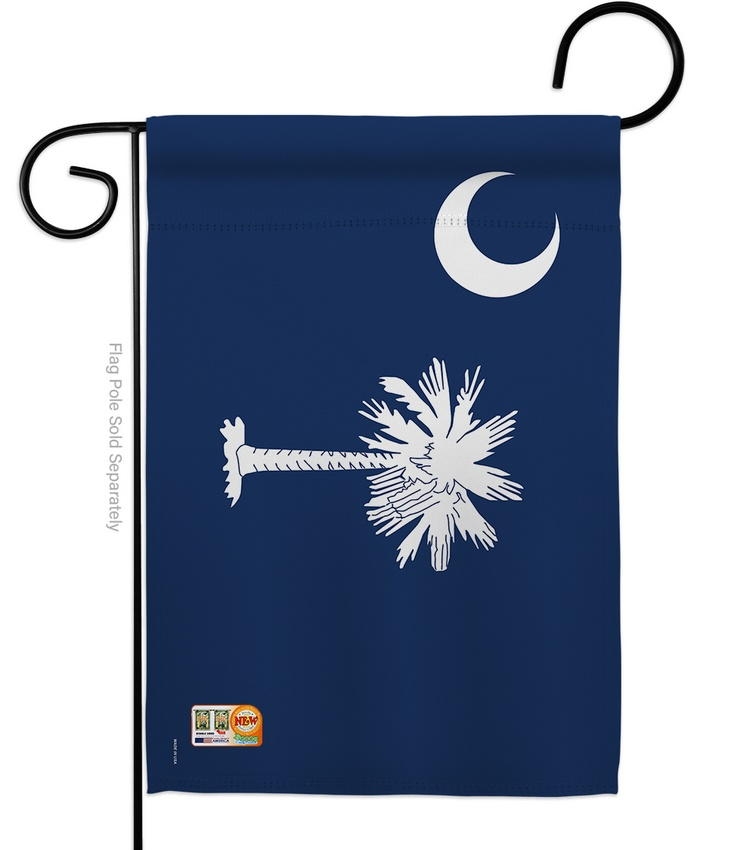 South Carolina Decorative Garden Flag
