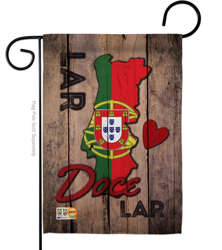 Portugal Lar Doce Garden Flag