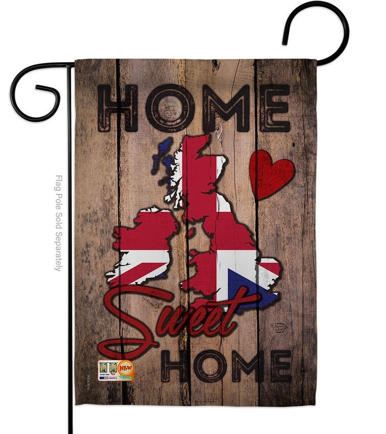 UK Home Sweet Garden Flag