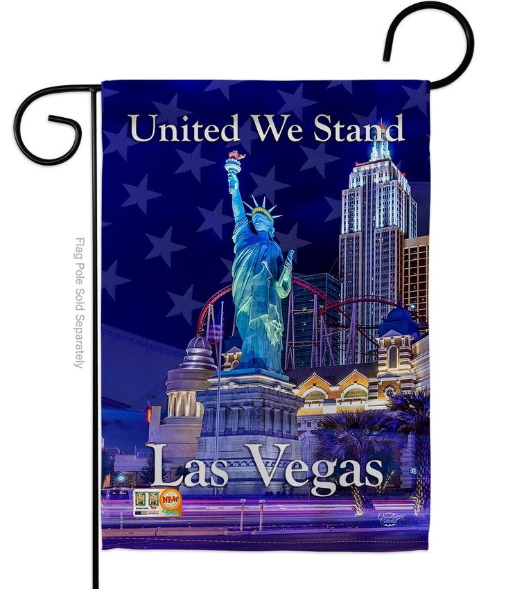 United We Stand Las Vegas Garden Flag