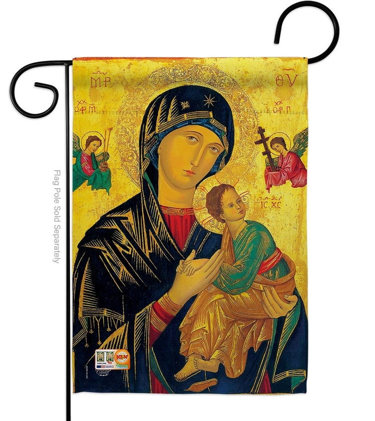 Our Lady Of Perpetual Help Garden Flag