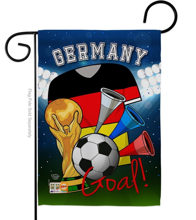 Germany Soccer Garden Flag
