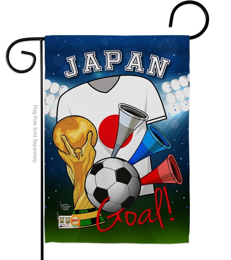Japan Soccer Garden Flag