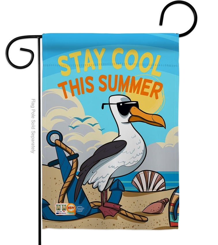Stay Cool This Summer Garden Flag