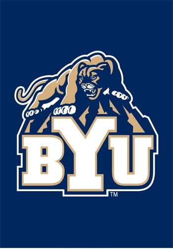 Brigham Young Cougars Garden Window Flag 15" x 10.5"