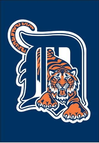 Tigers Garden Window Flag 15" x 10.5"