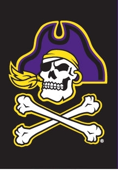 East Carolina Pirates Garden Window Flag 15" x 10.5"