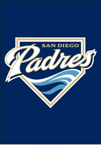 Padres Garden Window Flag 15" x 10.5"